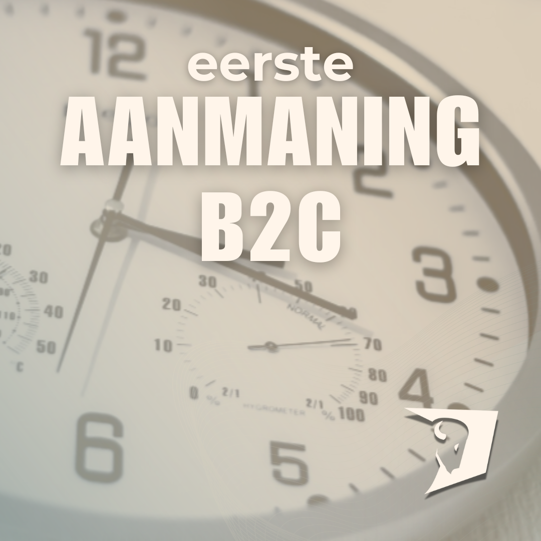 eerste aanmaning b2c gratis template download
